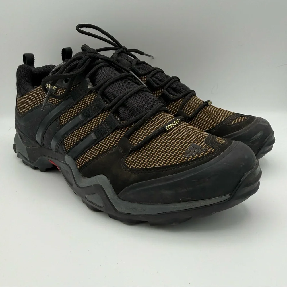 Mens Adidas Black TERREX Fast X GTX Athletic Hiking Sneaker Shoes Size‎ 11.5
